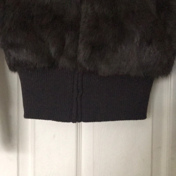 Real rabbit fur. Reverse winter jacket from AQUA - Picture 3 of 7